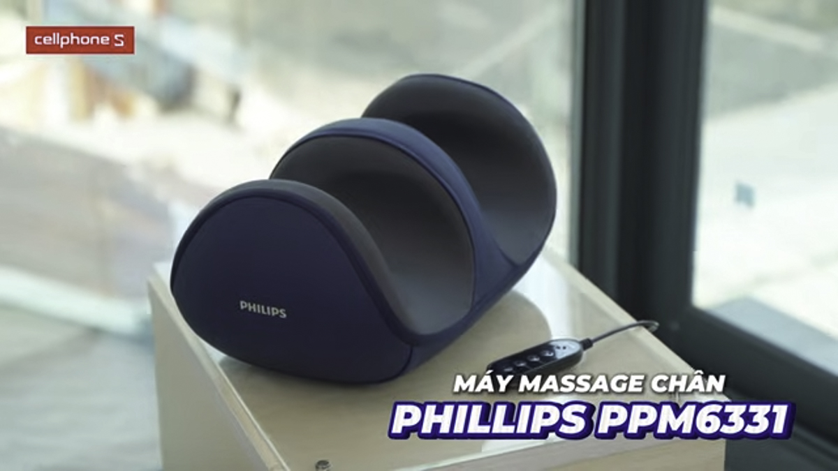 Máy massage chân Philips PPM6331 nhỏ gọn