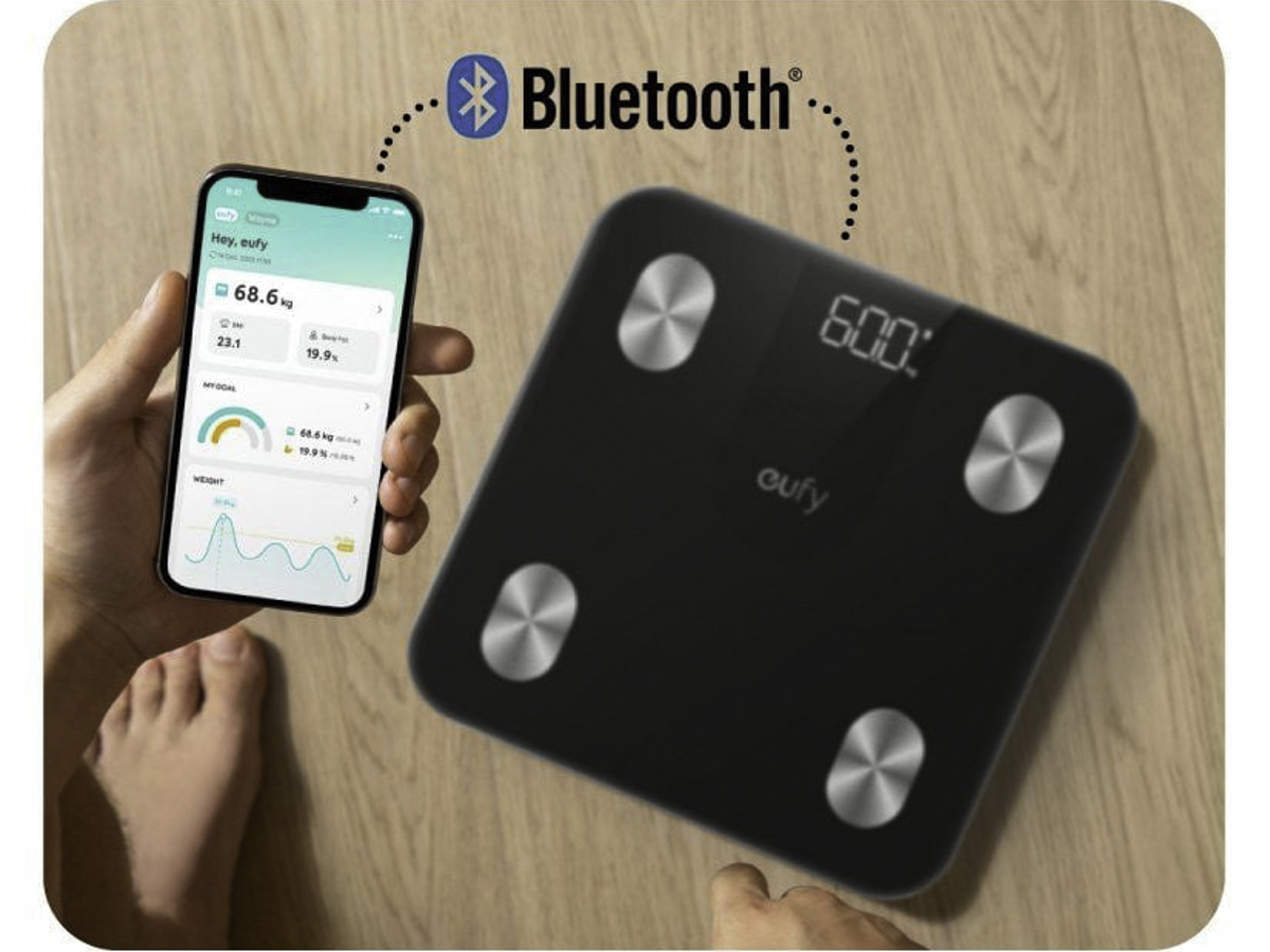 Cân điện tử thông minh Eufy A1 quản lý câng nặng từ app Eufy