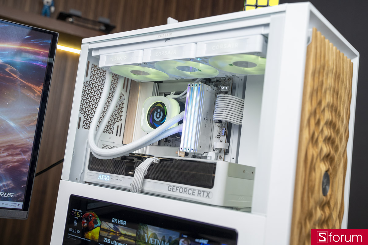 Sản phẩm phù hợp với những dàn PC có tông màu sáng