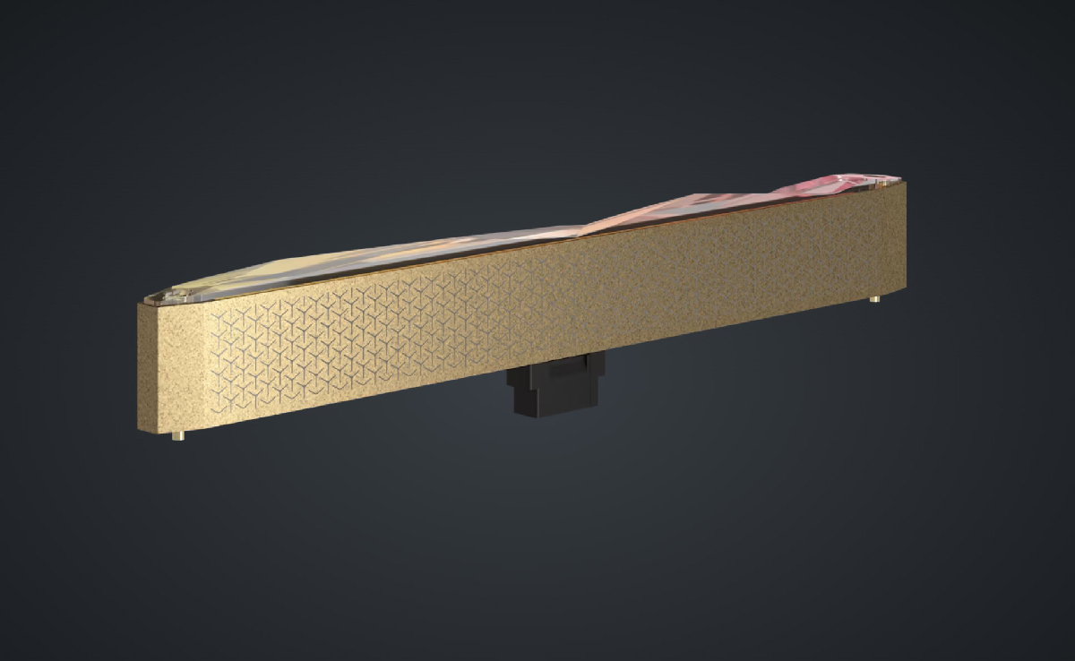 Đây là phụ kiện Top-bar của RAM Corsair Dominator Titanium. Nguồn: Corsair