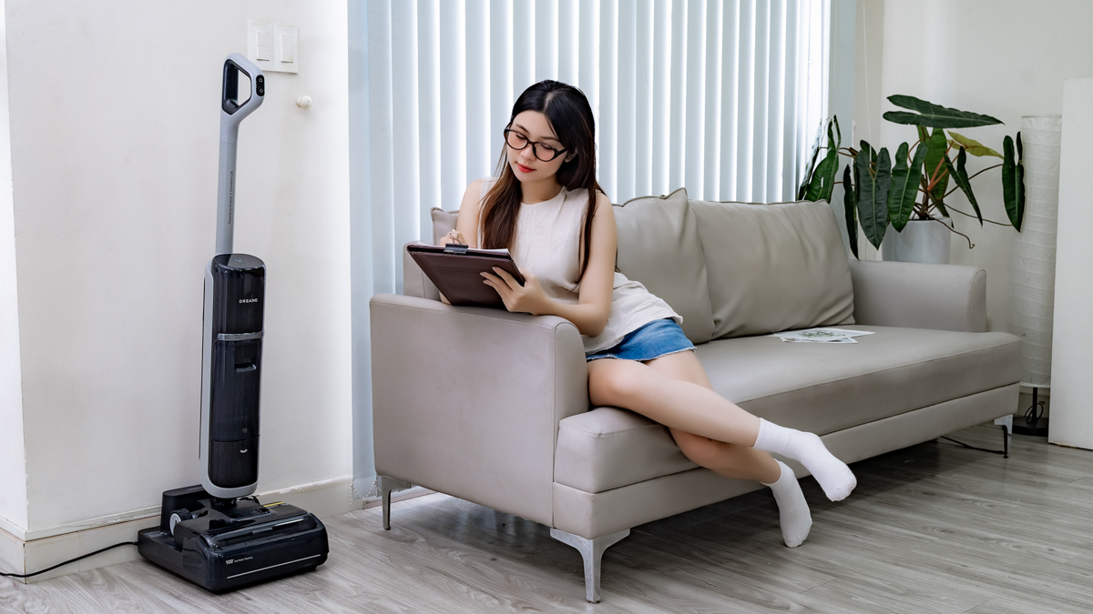Trên tay Dreame H15 Pro Heat: Máy hút bụi lau nhà khô & ướt cao cấp, lau nước nóng 85°C, giá 16.8 triệu