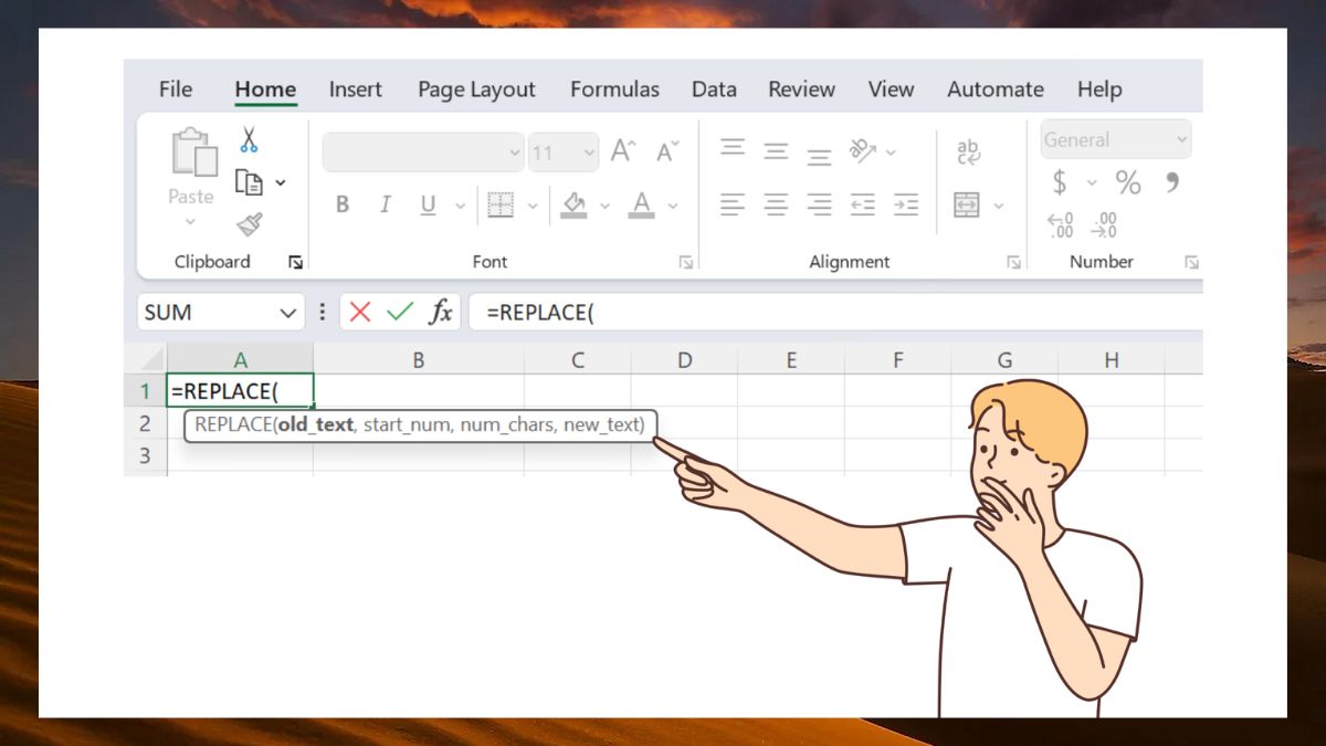 Hàm REPLACE trong Excel là gì