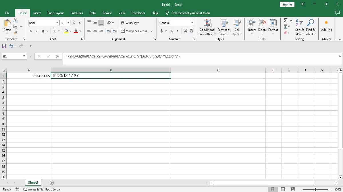 Ví dụ 4 về hàm REPLACE trong Excel