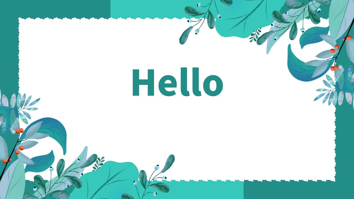 tải Hình nền slide mở đầu Powerpoint chủ đề hoa lá