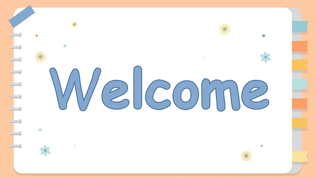 Hình nền slide welcome mở đầu Powerpoint đẹp