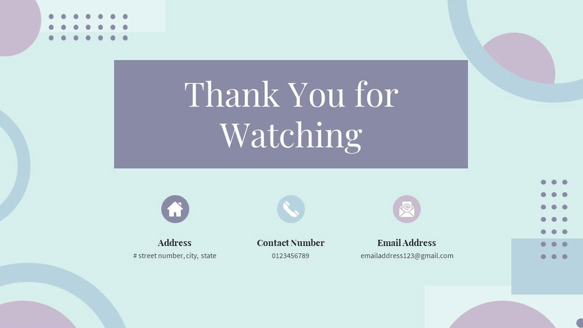 slide background Hình nền cảm ơn thank you for watching trong Powerpoint độc đáo