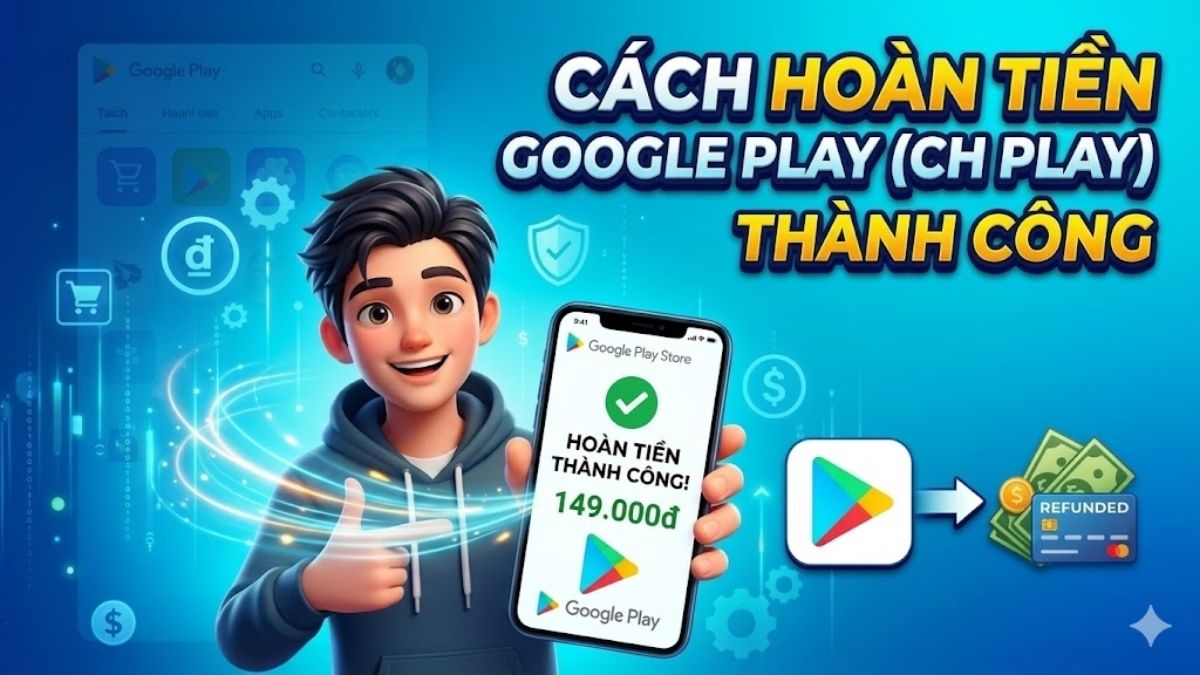 Cách hoàn tiền Google Play (CH Play) thành công 2026