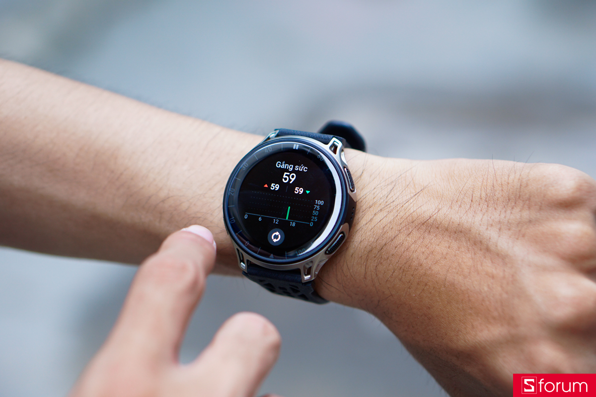 Khả năng đo độ gắng sức trên Amazfit Cheetah 2 Pro