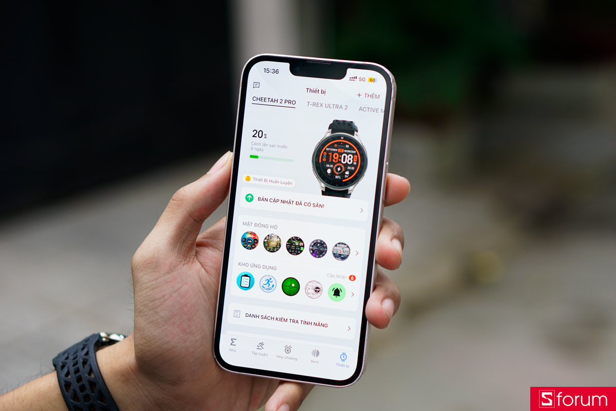 Amazfit Cheetah 2 Pro sở hữu thời lượng pin cực kì trâu lên đến hơn 10 ngày sử dụng ở mức thường xuyên