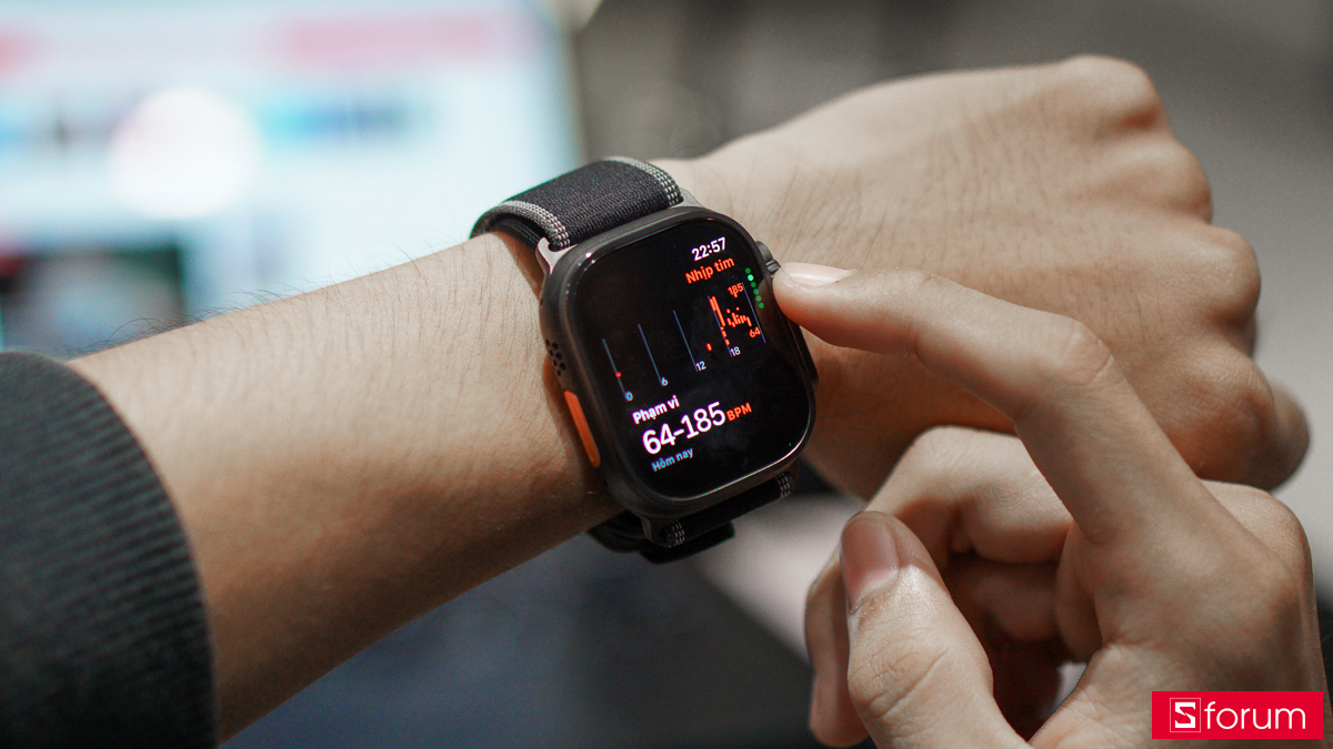 Độ mượt mà và tốc độ phản hồi của màn hình trên Apple Watch Ultra 3 là không có gì để phàn nàn