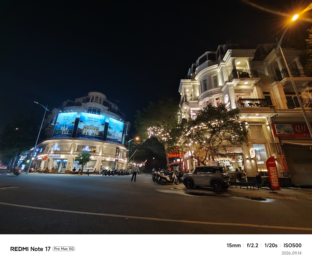 Đánh giá camera Xiaomi Redmi Note 17 Pro Max trong điều kiện thiếu sáng