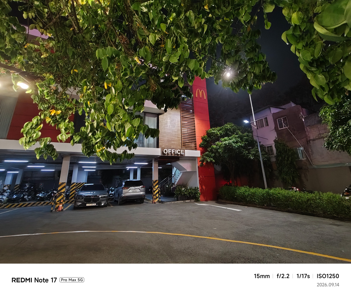 Đánh giá camera Xiaomi Redmi Note 17 Pro Max trong điều kiện thiếu sáng