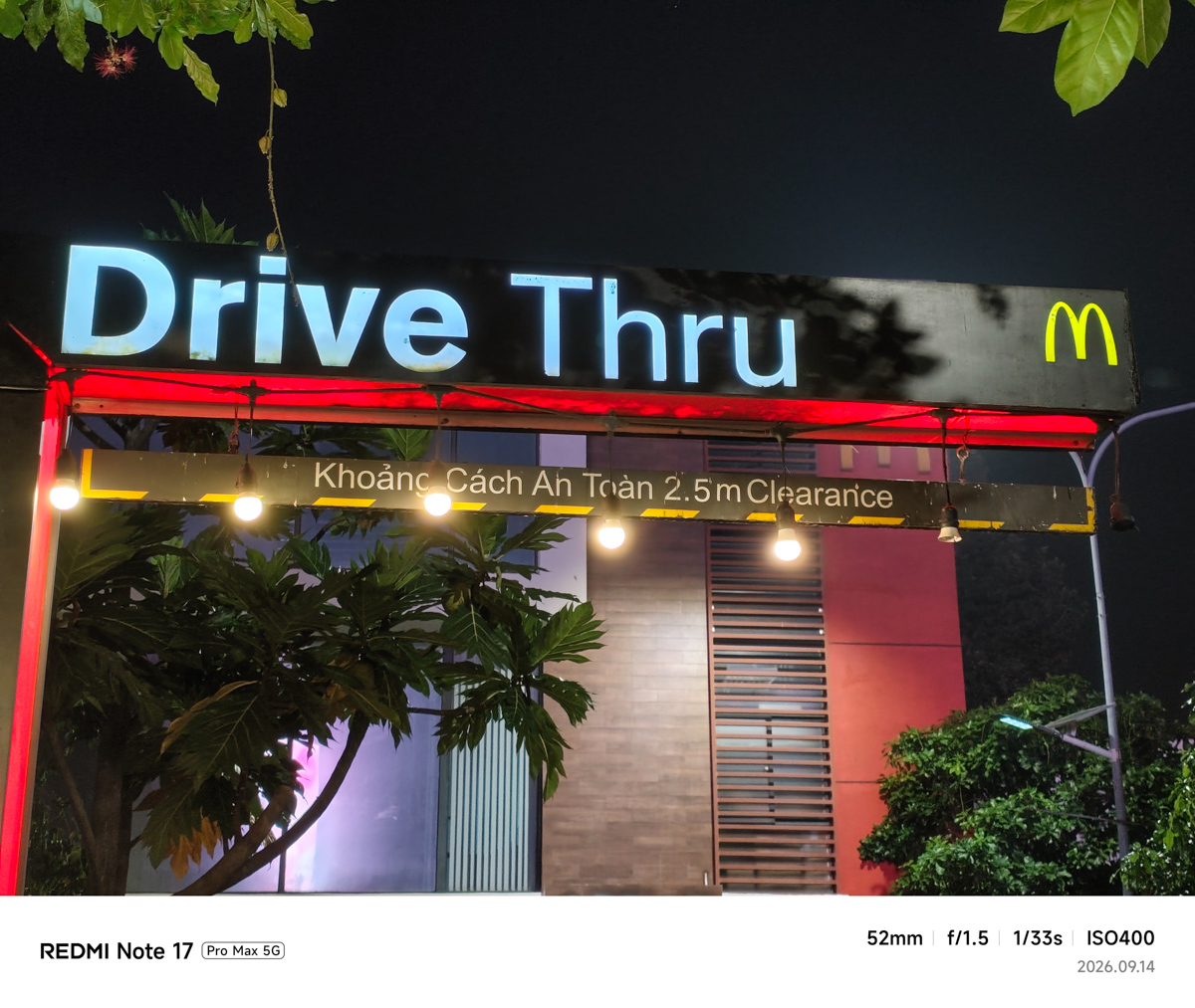 Đánh giá camera Xiaomi Redmi Note 17 Pro Max trong điều kiện thiếu sáng