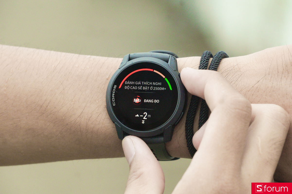 Đo nồng độ SpO2 trên Coros Pace 4