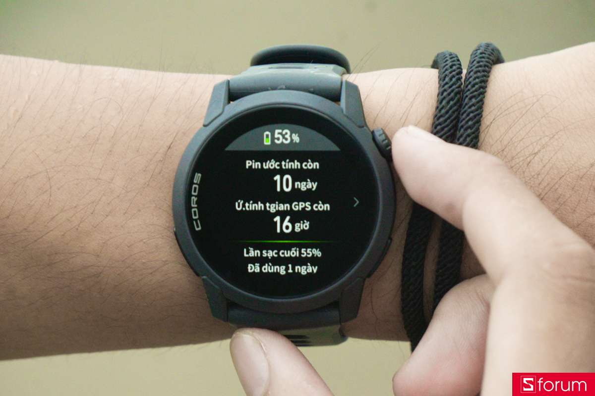 Coros Pace 4 tiếp tục là một trong những sản phẩm smartwatch cho thời lượng pin cực kì ấn tượng