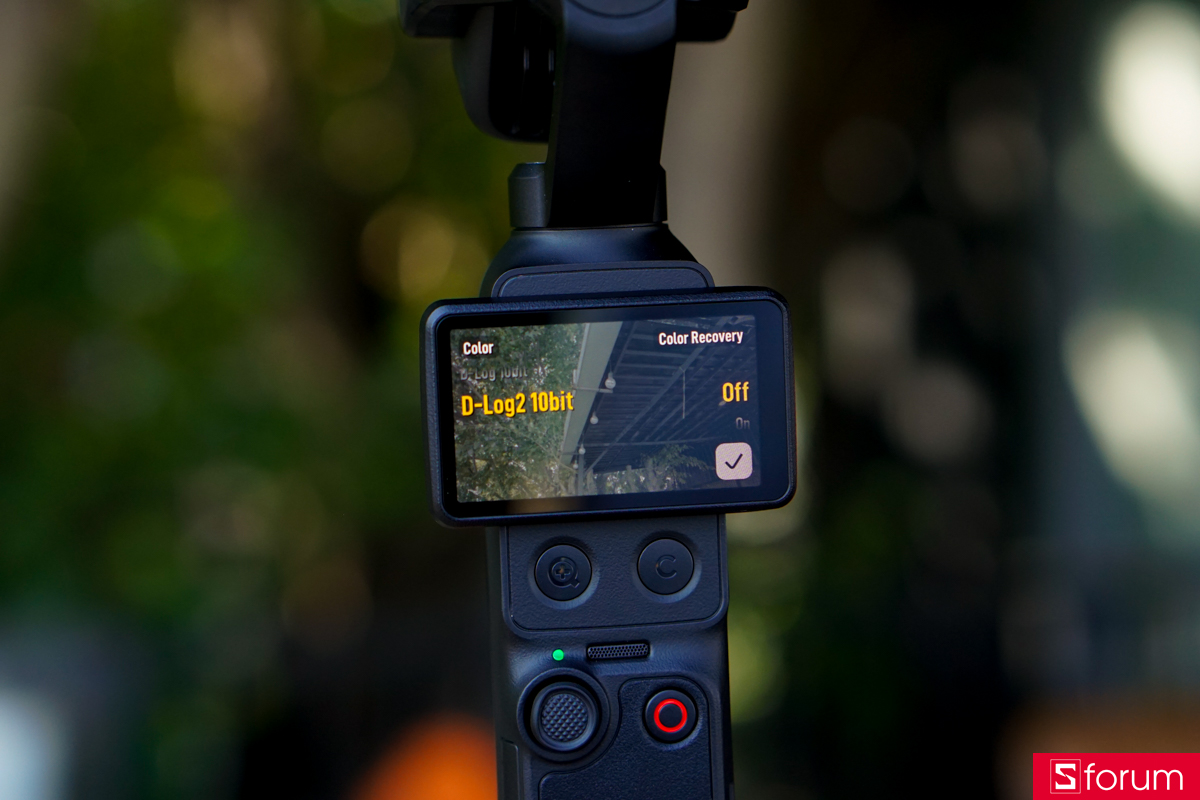 DLog 2 trên DJI Osmo Pocket 4P