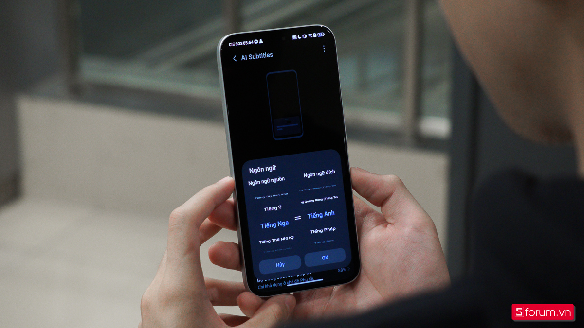 HONOR 400 Lite có các tính năng AI khá tốt, nhưng một số lại không hỗ trợ tiếng Việt