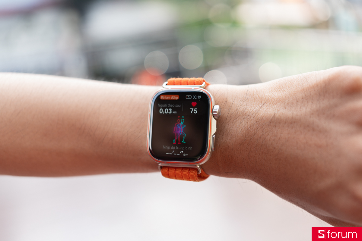 Đo khả năng chạy bộ cùng Huawei Watch Fit 5 Pro
