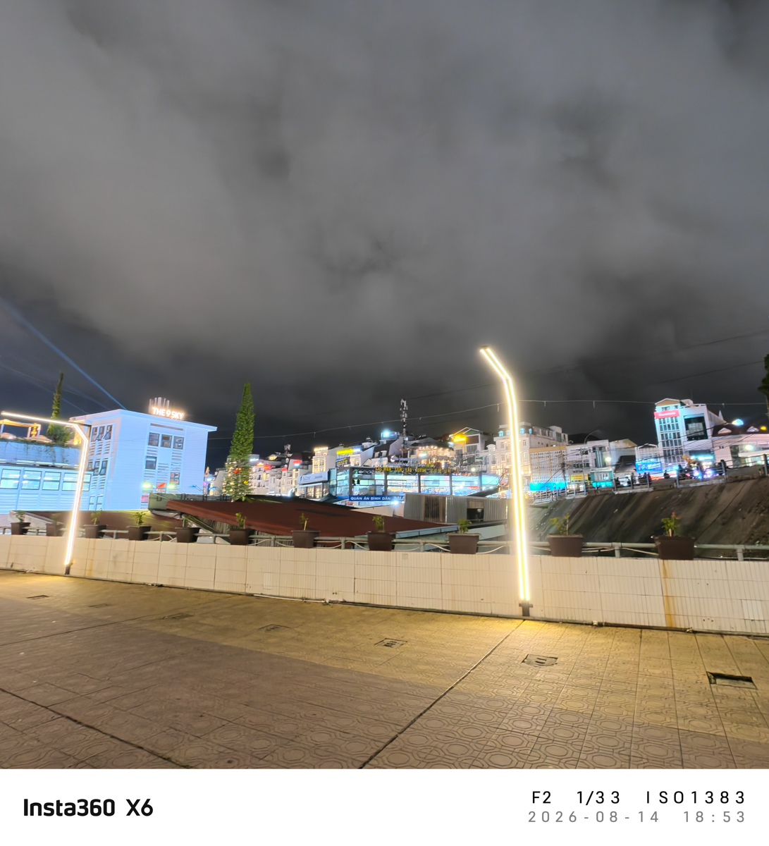 Ảnh chụp từ Insta360 X6