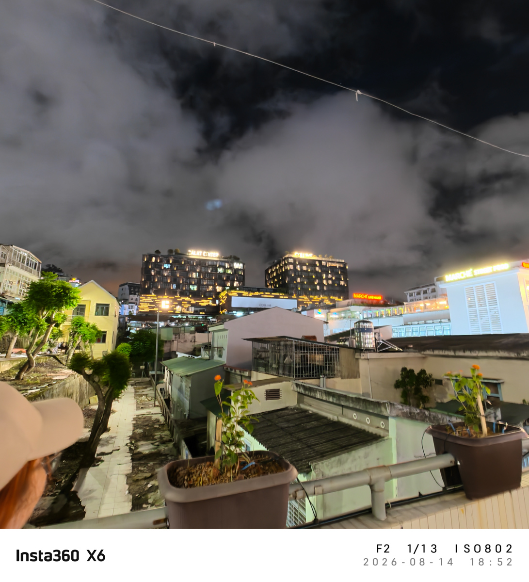 Ảnh chụp từ Insta360 X6