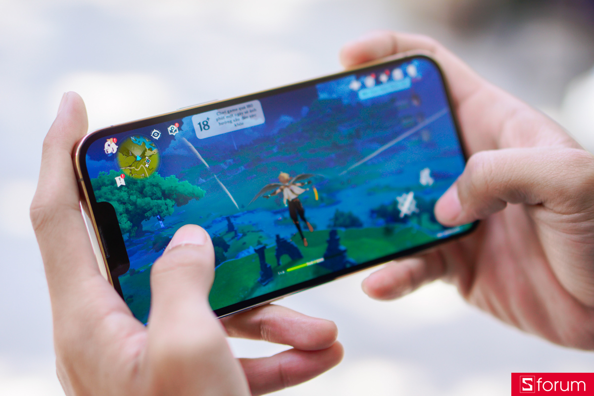 Trải nghiệm Genshin Impact trên iPhone 13 Pro Max