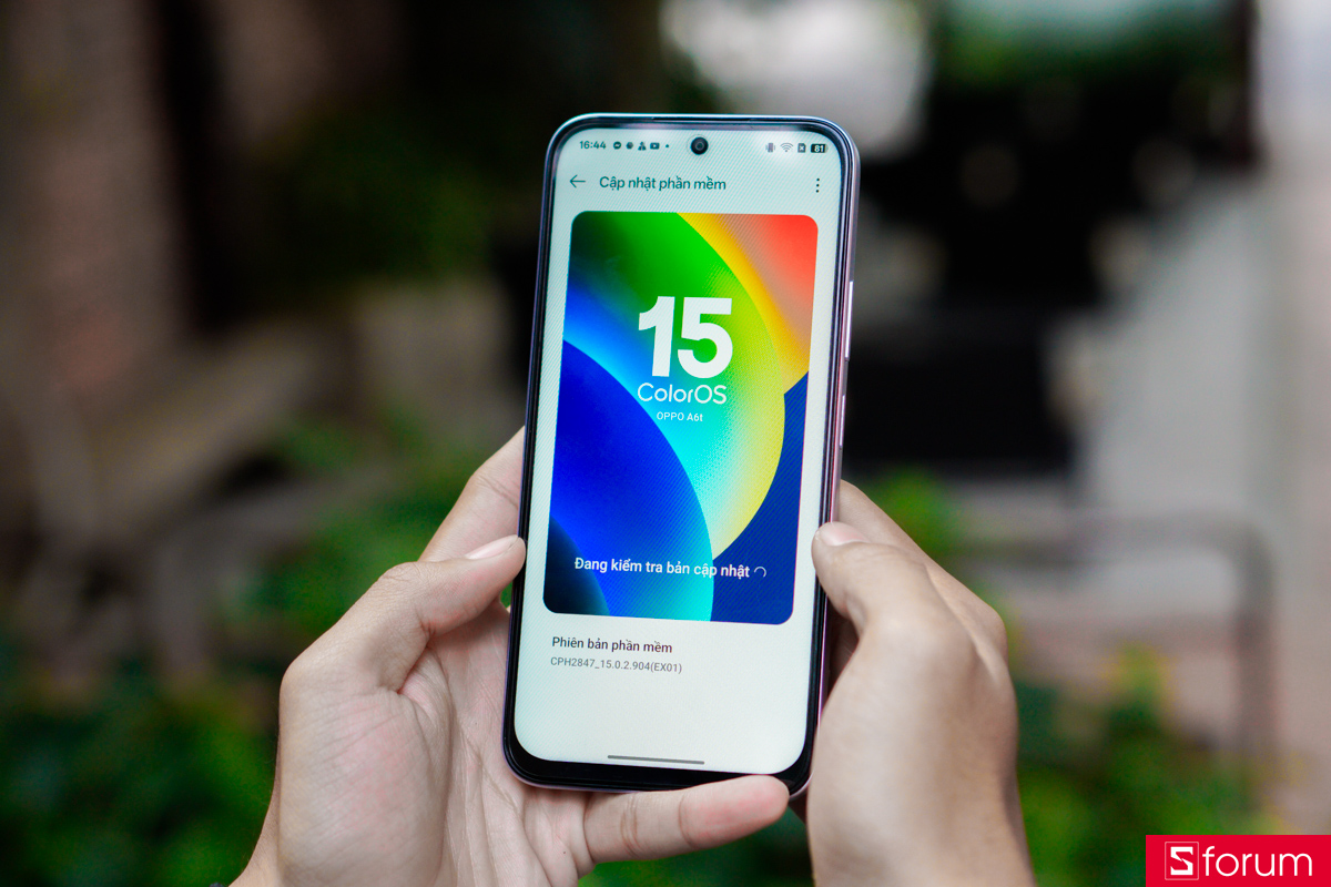 OPPO A6t được chạy trên ColorOS 15 thay vì ColorOS 16