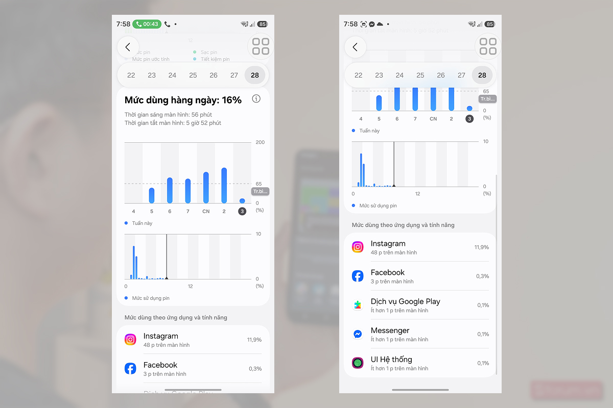 Kết quả test pin Samsung Galaxy Z Fold8 Ultra