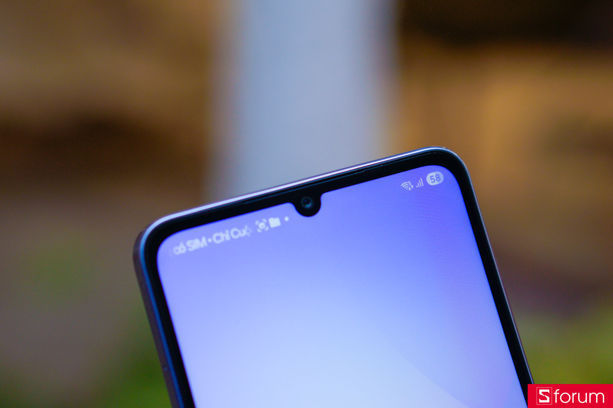 Viền trên màn hình của Samsung Galaxy A07 5G