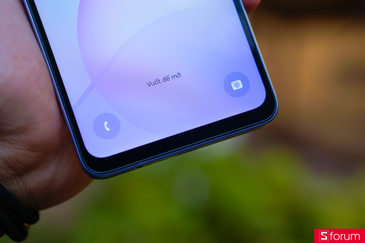 Viền dưới màn hình của Samsung Galaxy A07 5G