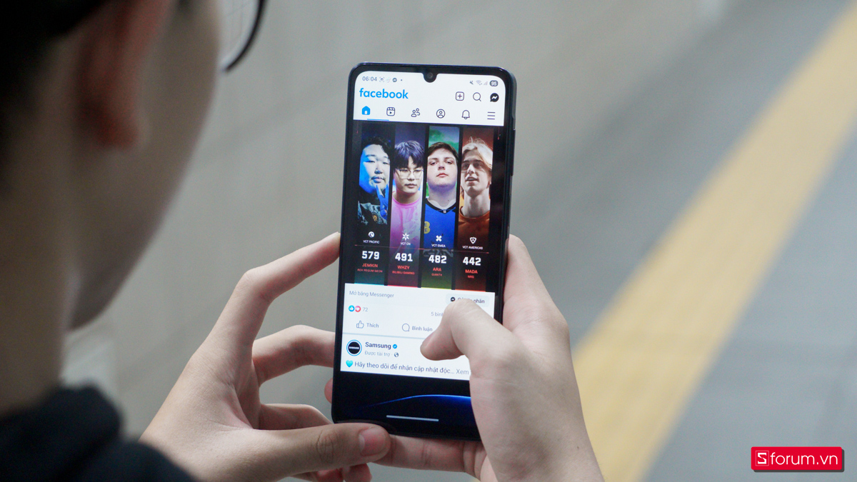 Samsung Galaxy A07 có màn hình tần số quét 90Hz mượt mà