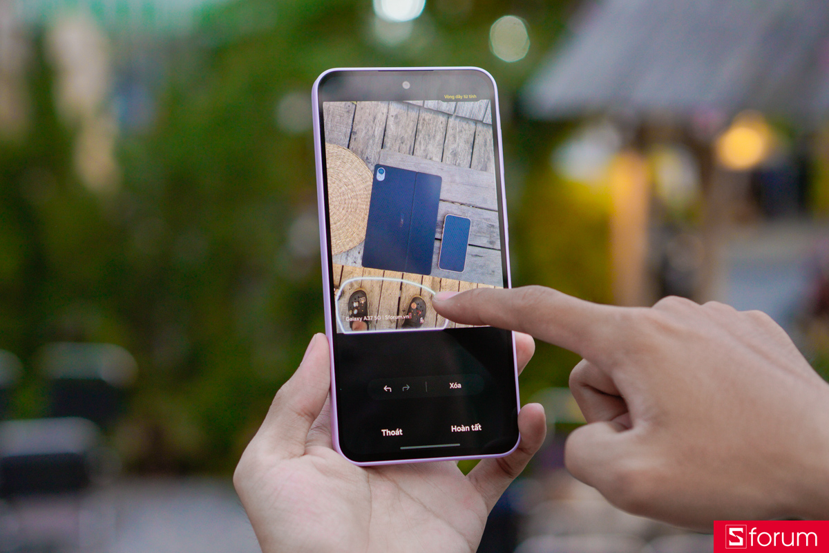 Trải nghiệm xóa vật thể bằng AI trên Samsung Galaxy A37 5G