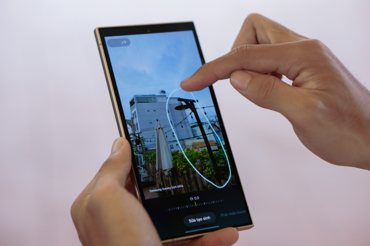 Xóa vật thể bằng AI trên Samsung Galaxy S24 Ultra