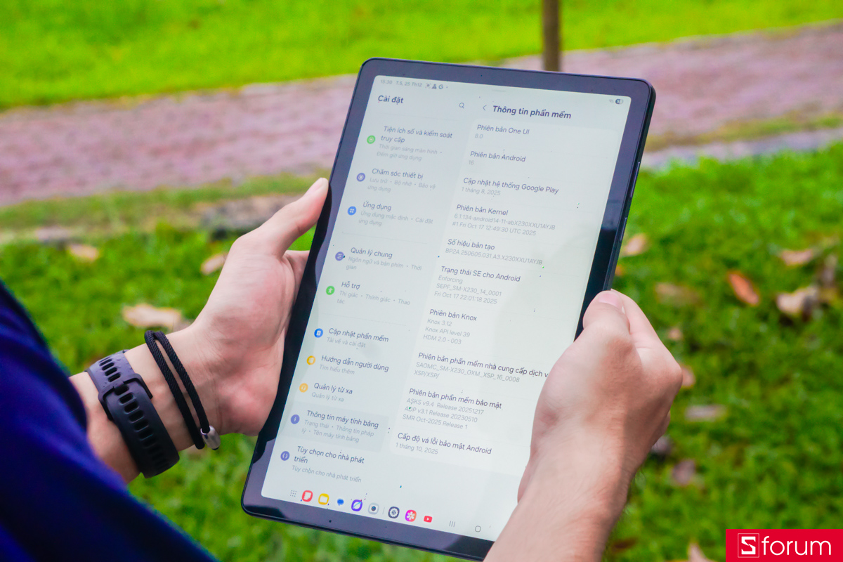 Về hiệu năng, Samsung Galaxy Tab A11 Plus được trang bị MediaTek Dimensity 7300, sản xuất trên tiến trình 4nm