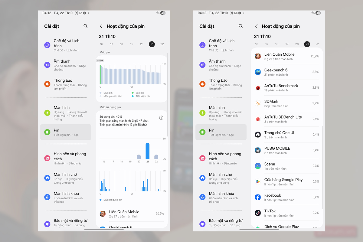 Samsung Galaxy Tab A11 có một thời lượng pin tương đối tốt với khoảng 8 - 9 giờ sử dụng