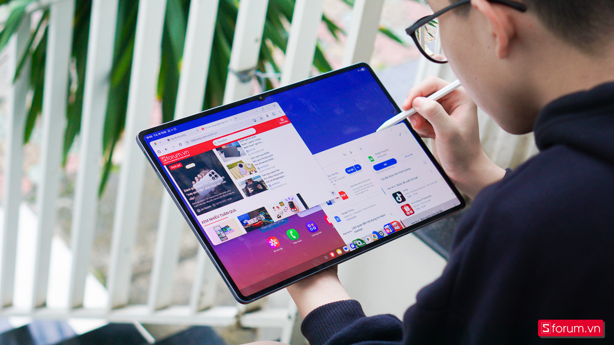 Cửa sổ đa nhiệm trên Samsung Galaxy Tab S11 Ultra