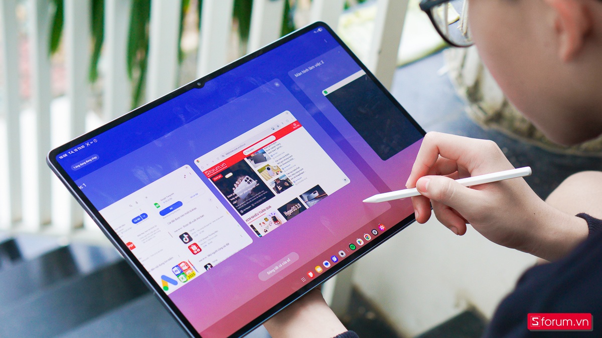 Khả năng đa nhiệm trên Galaxy Tab S11 Ultra tiệm cận trải nghiệm của một chiếc PC thực thụ