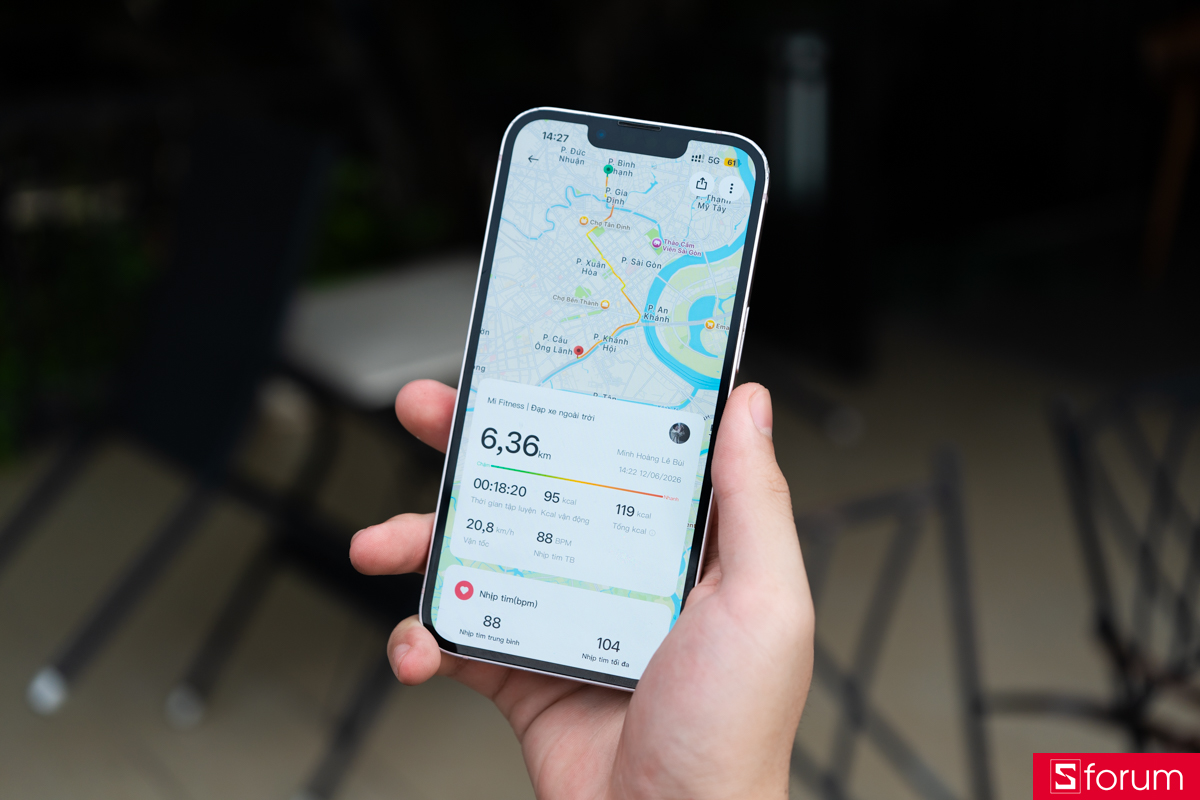 Xiaomi Mi Band 10 Pro sở hữu bộ GPS băng tần đơn 5 vệ tinh cho khả năng tracking đường đi cũng như hỗ trợ điều hướng