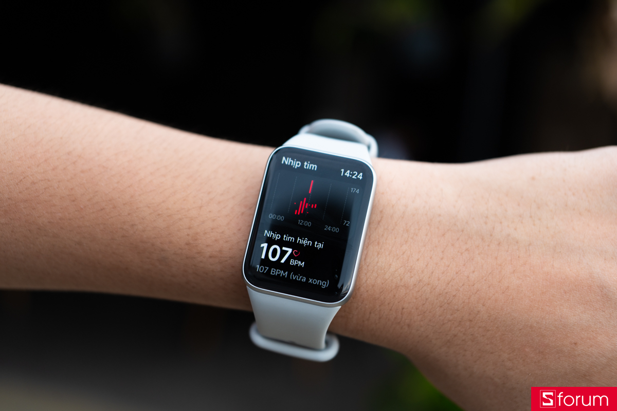 Đo nhịp tim trên Xiaomi Mi Band 10 Pro