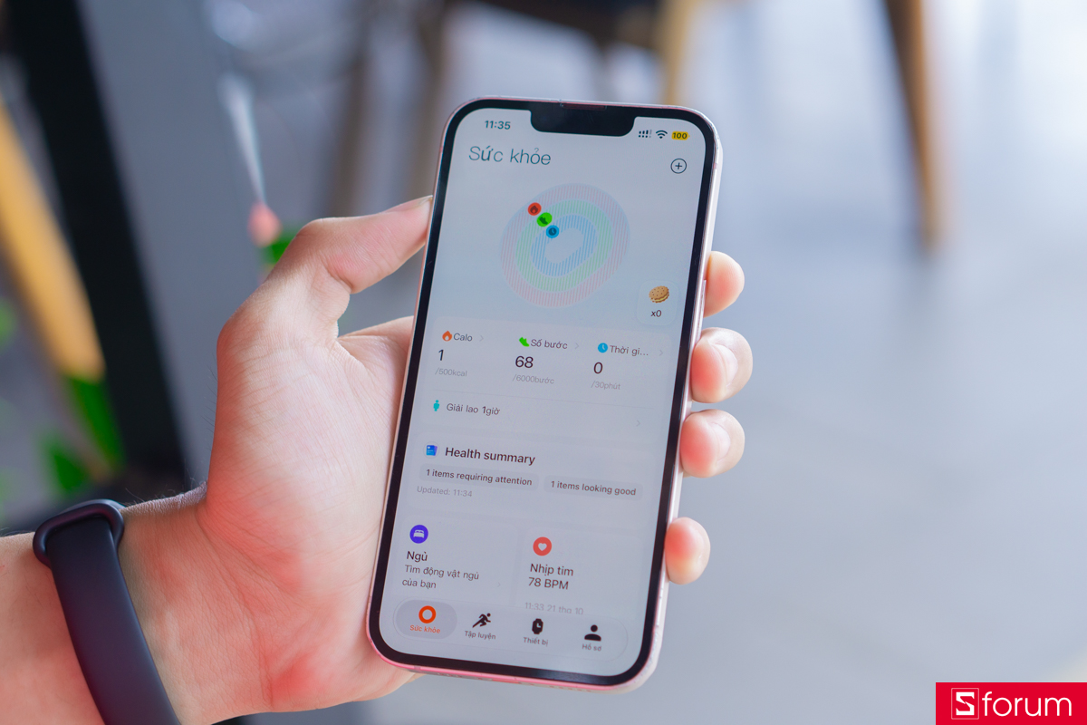 Đánh giá Xiaomi Smart Band 11 qua tính năng