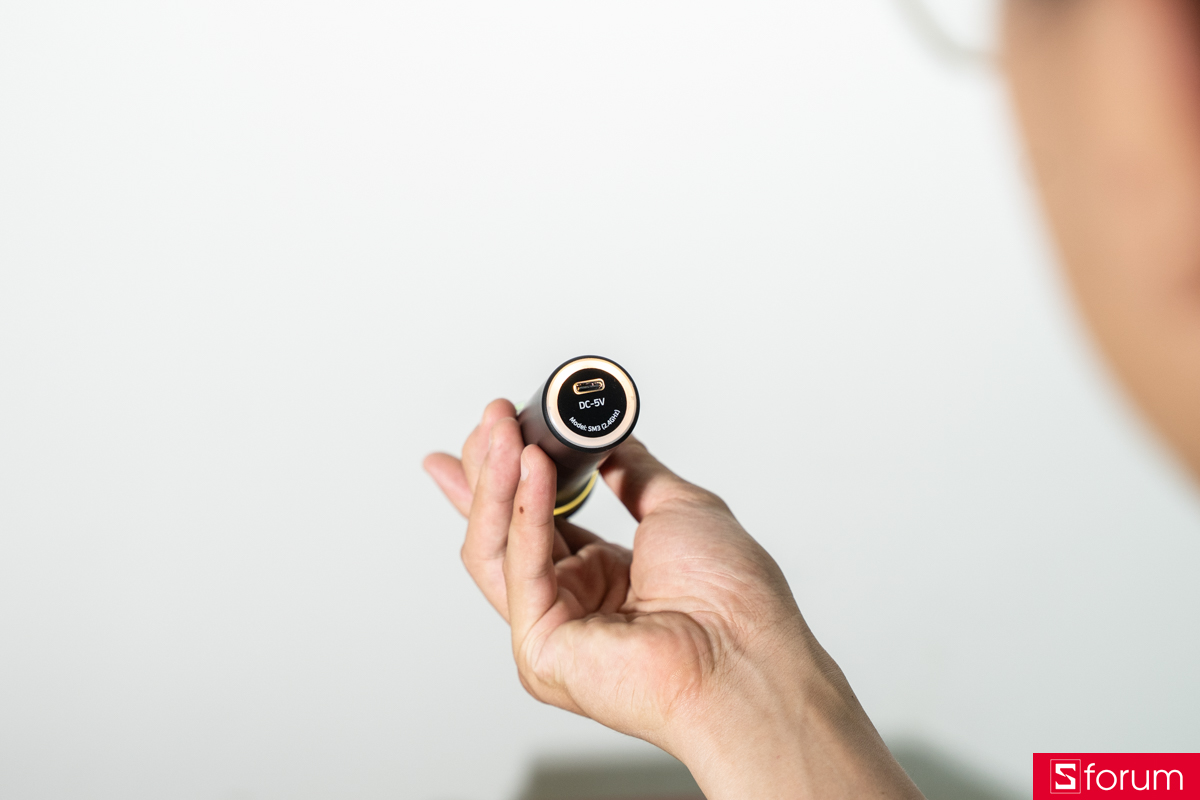 Cung cấp năng lượng cho micro trên Acnos S30 bằng cổng USB C tiện lợi