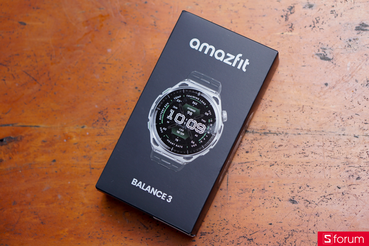 Mở hộp và phụ kiện của Amazfit Balance 3
