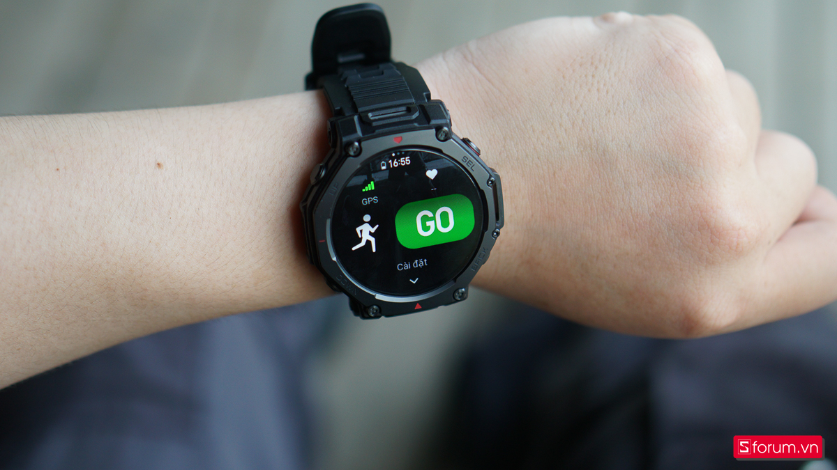 Hỗ trợ GPS đa tầng, Amazfit T-Rex 3 Pro giúp cho việc định vị vị trí khi luyện tập các bài thể thao ngoài trời được nhanh và chính xác hơn