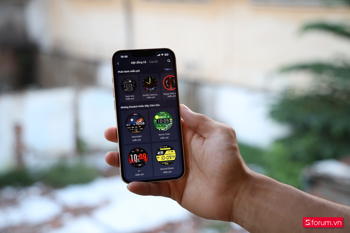 Watch face và store ứng dụng trên Zepp để cài đặt trên Amazfit T-Rex 3 Pro