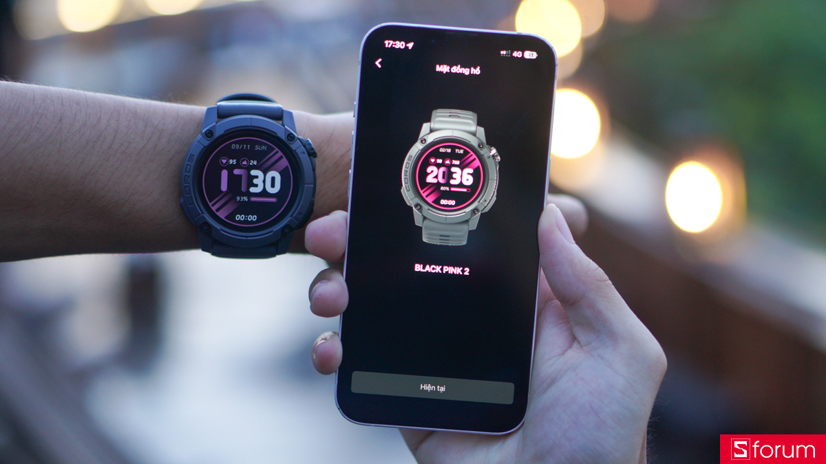 Coros Nomad với tấm nền MIP này cũng thể hiện một số điểm trừ so với các mẫu smartwatch phổ thông sử dụng AMOLED hay LCD khác đó là màu sắc không quá tươi tắn, độ chi tiết không quá cao