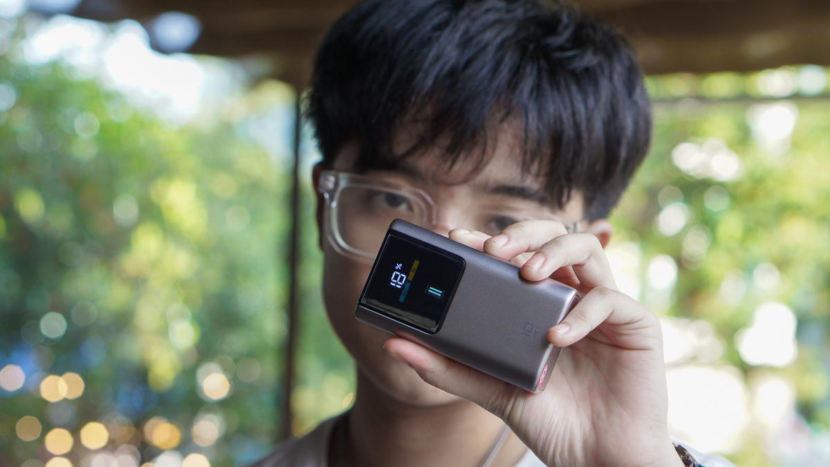 Trên tay Cuktech 10 Mini: Sạc dự phòng siêu nhỏ gọn, dung lượng 10000mAh, công suất 55W, giá 820k