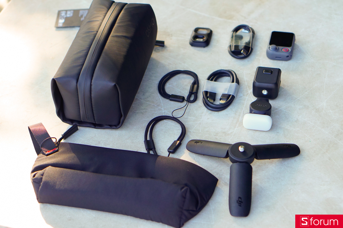 Bộ phụ kiện trong Creator Combo của DJI Osmo Pocket 4P