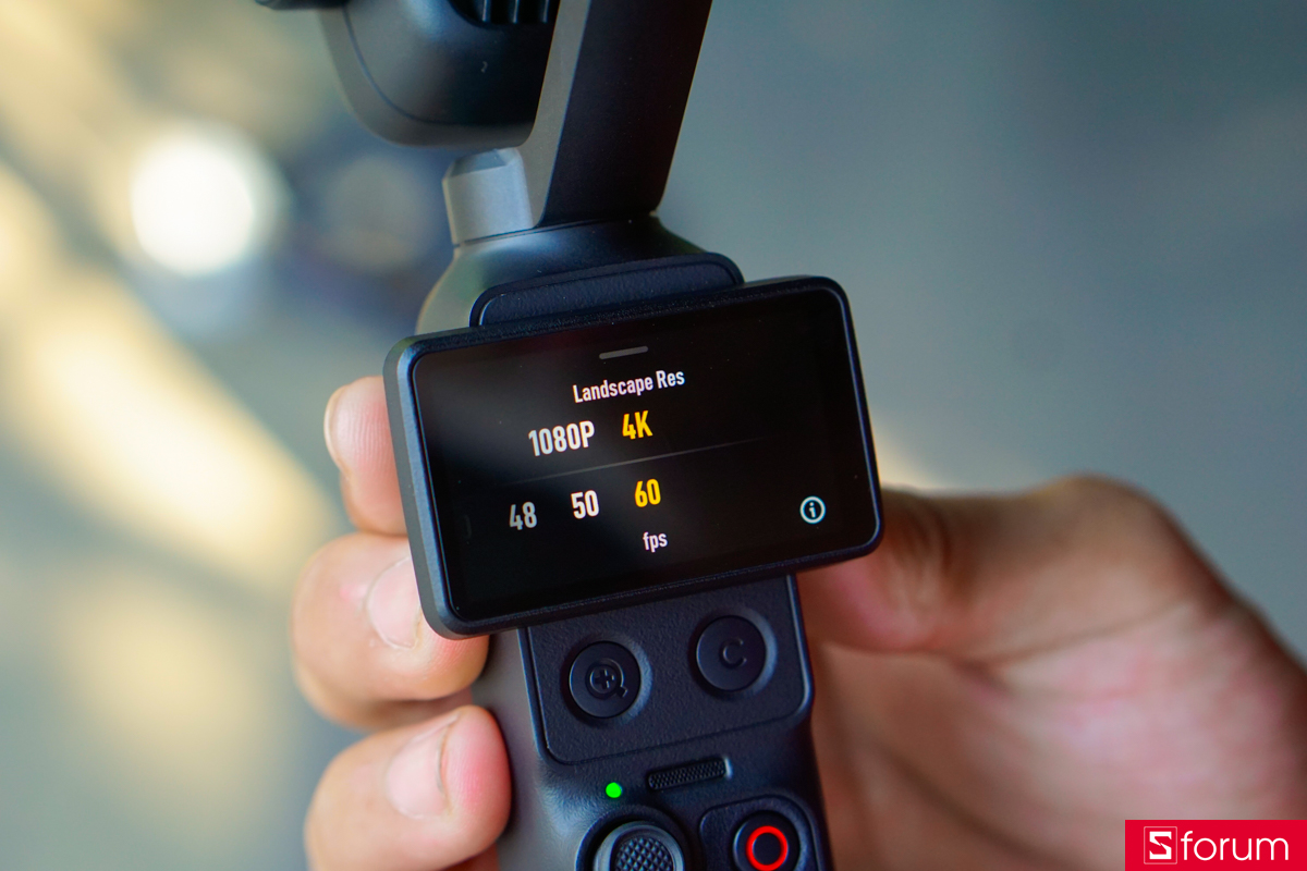 Hỗ trợ quay ngang 4K60fps trên DJI Osmo Pocket 4P