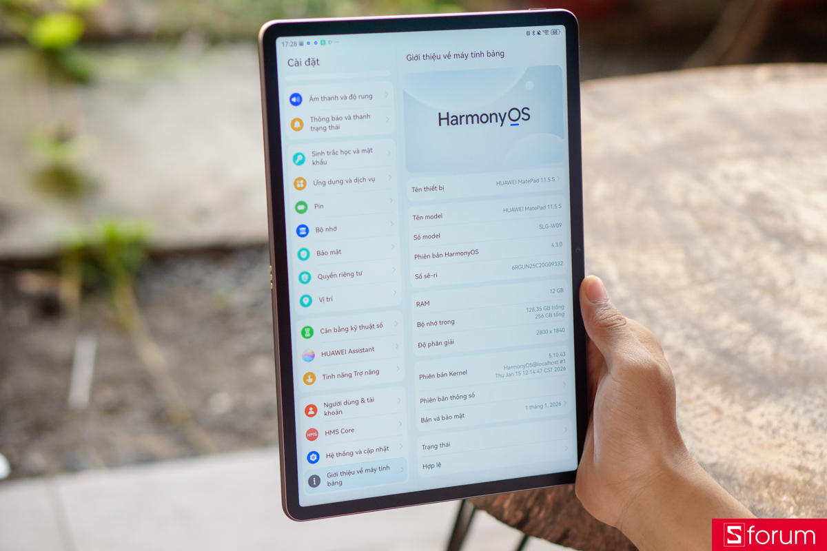 Cung cấp sức mạnh cho Huawei MatePad 11.5 S là vi xử lý tám nhân Kirin 9000WL với cấu trúc 8 nhân được phân bổ thông minh với xung nhịp lên đến 3.2GHz
