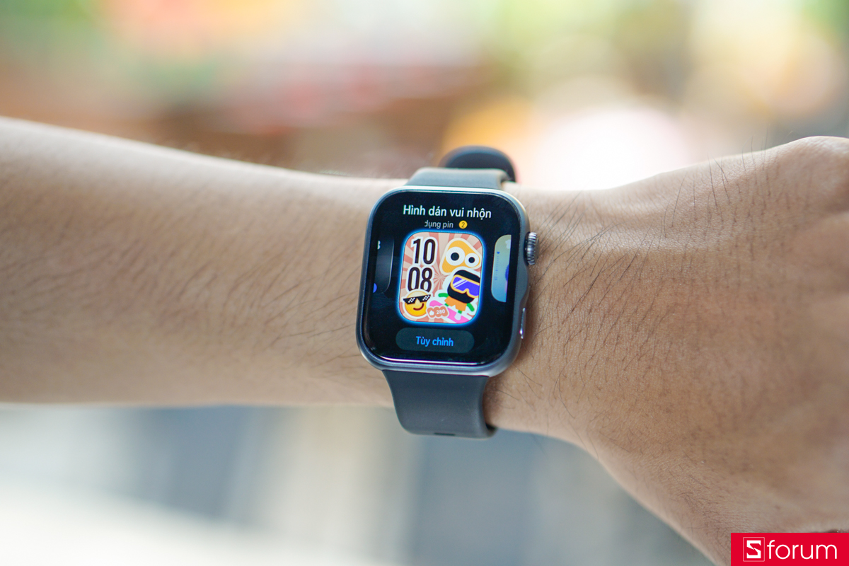 Huawei Watch Fit 5 hiển thị các icon, hình ảnh và watch face đẹp mắt