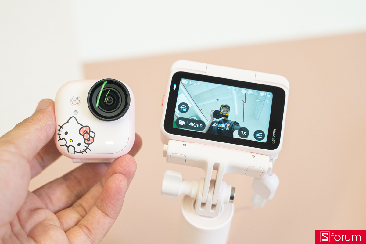 Thiết kế và ngoại hình của Insta360 Go Ultra phiên bản Hello Kitty